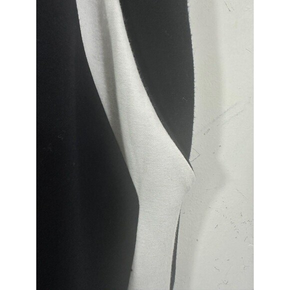 LIVI Pull On Pants Womens 14/16 Black White Stripe Relaxed Straight Leg Stretch - Picture 9 of 12